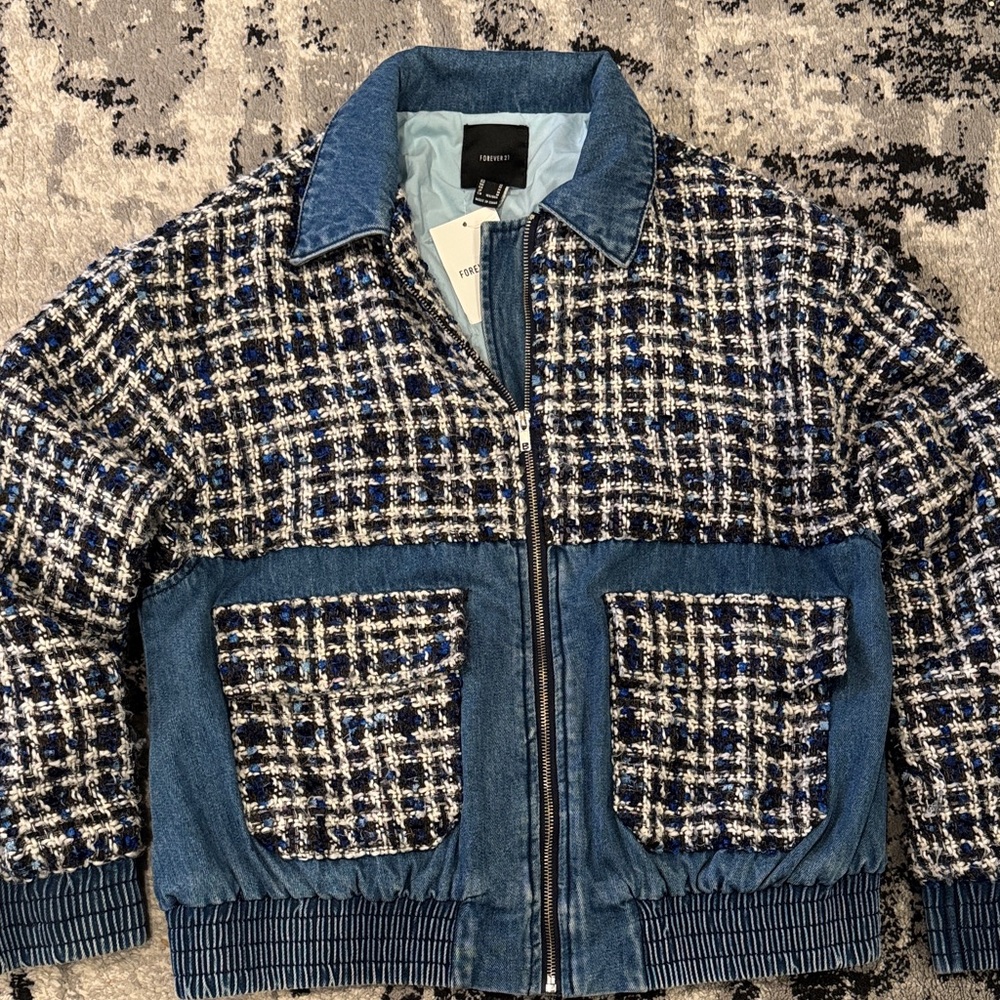 Tweed Denim Jacket - Picture 4 of 16